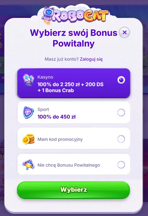 robocat register